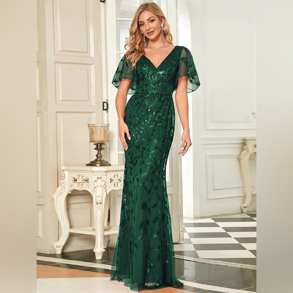 Emerald Green Formal Dress